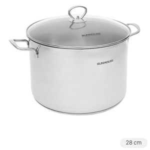 Nồi luộc gà inox 3 đáy Sunhouse SH28LG