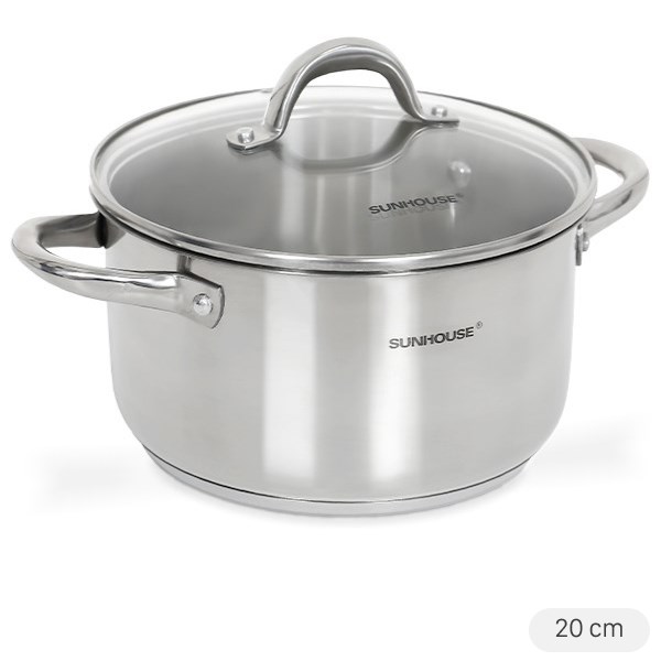 Nồi inox 3 đáy Sunhouse SHG308-20