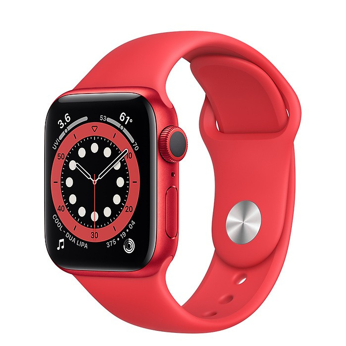 Apple Watch S6 40mm viền nhôm dây cao su (Product RED)