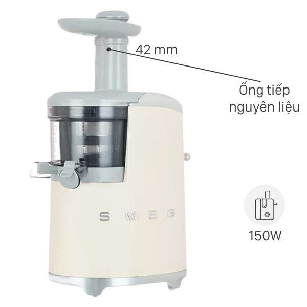 Máy ép chậm Smeg SJF01CREU (535.43.625)