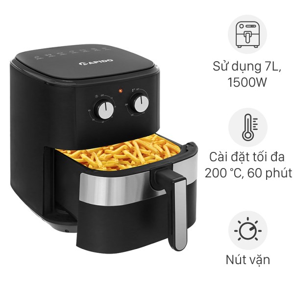 Nồi chiên không dầu Rapido RAF-7.0M 7 lít