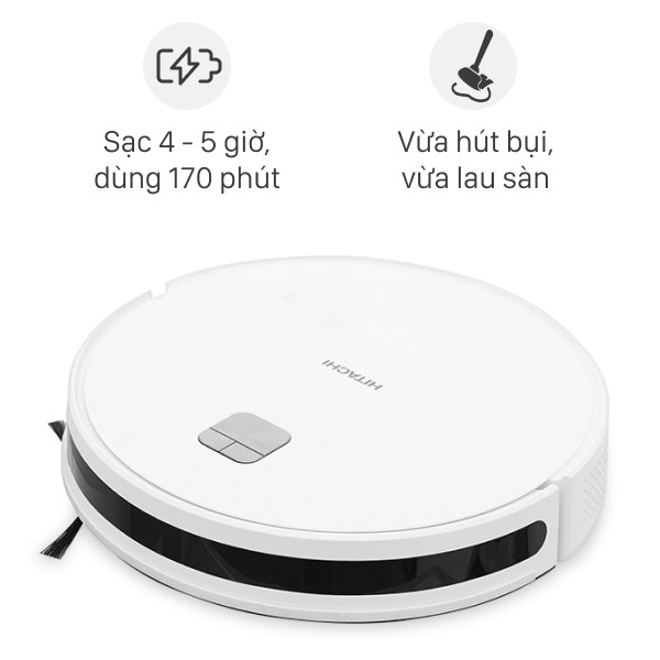 Robot hút bụi lau nhà Hitachi RV-X15N Mẫu mới
