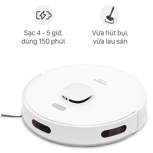 Robot hút bụi lau nhà Hitachi RV-X20M Mẫu mới